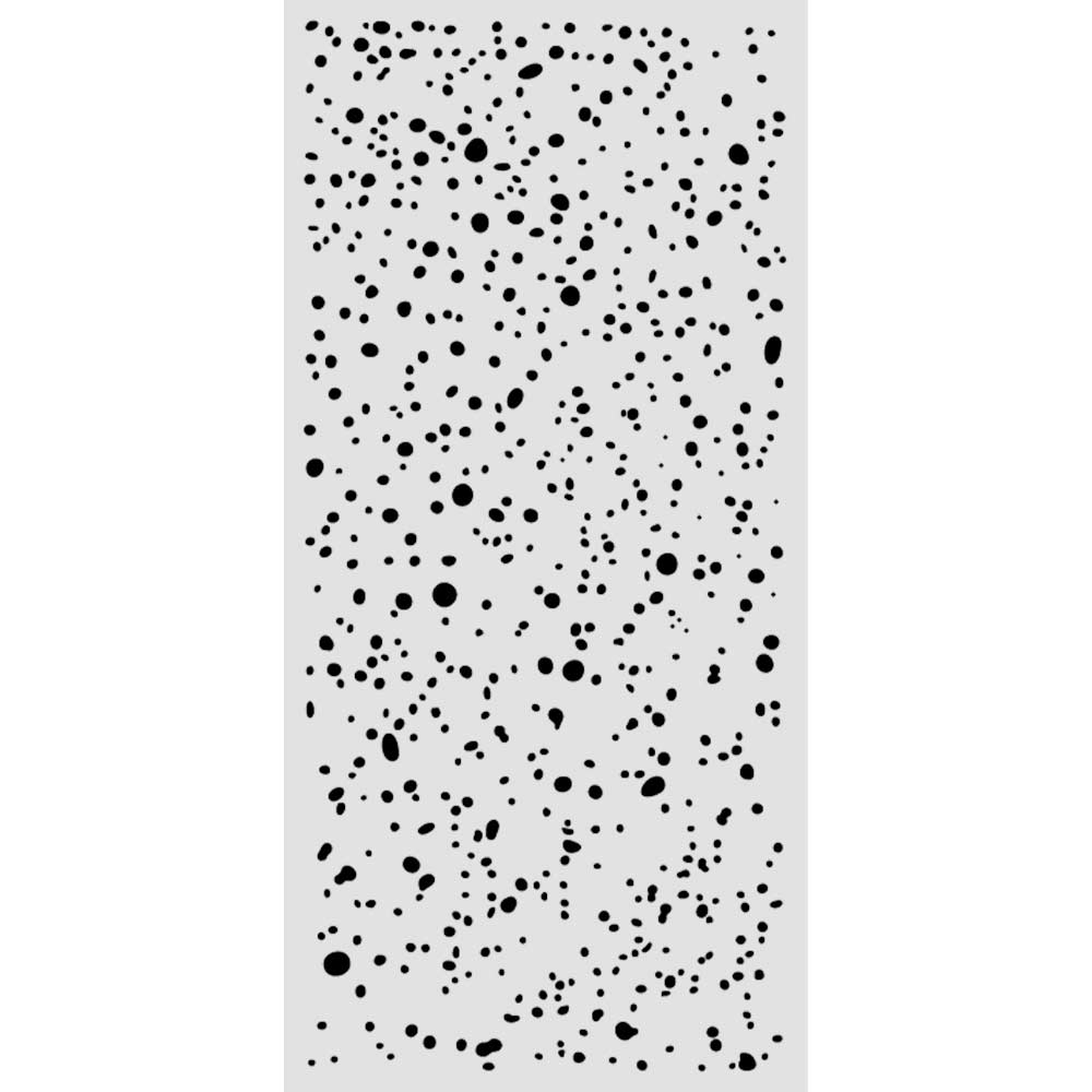 Cosmos – Cut laser stencil for Art and Craft cm 12X25 – Cosmos ink spots