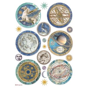 Cosmos Infinity – Printed A4 Rice paper for Art and Craft – Cosmos Infinity rounds