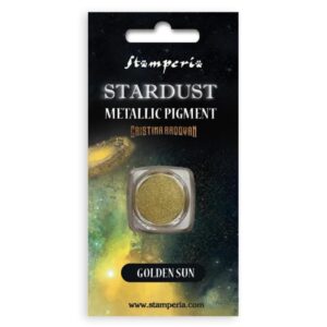 Stamperia Basics – Stardust Pigment gr 0,5 – Golden sun