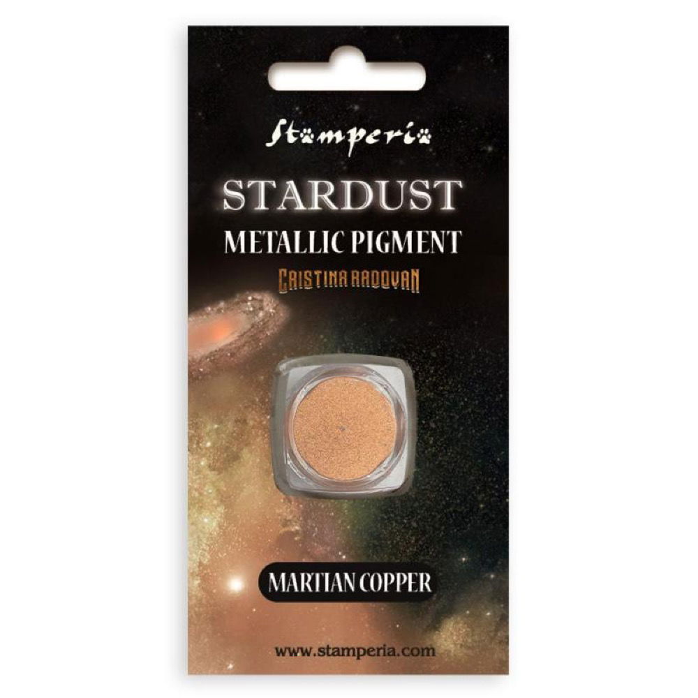 Stamperia Basics – Stardust Pigment gr 0,5 – Martian copper