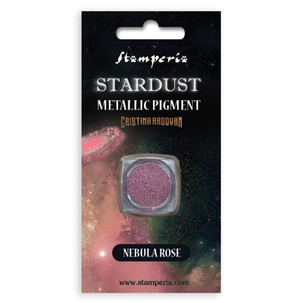 Stamperia Basics – Stardust Pigment gr 0,5 – Nebula rose