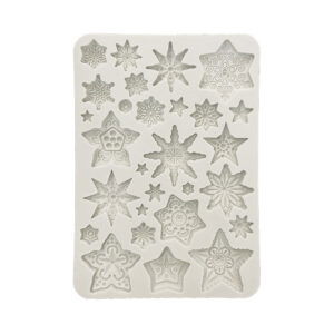Gear up for Christmas – Silicon mould Designs A5 for Art and Craft – Stars