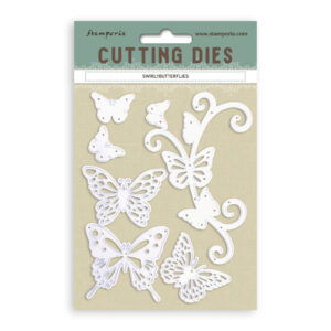 Cutting Dies – for paper crafting A6 – Swirly butterflies
