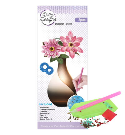 Dotty Design – Diamonds Flowers – Light Pink