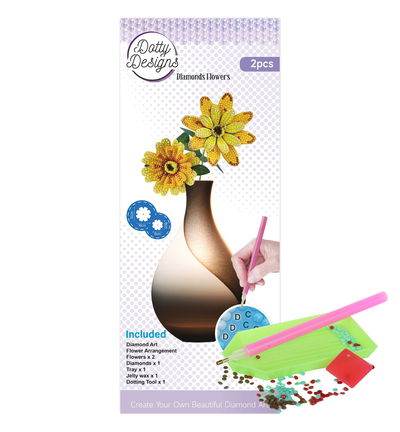 Dotty Design – Diamonds Flowers – Yellow
