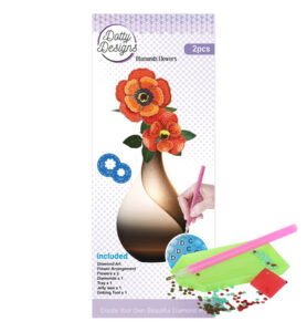 Dotty Design – Diamonds Flowers – Orange