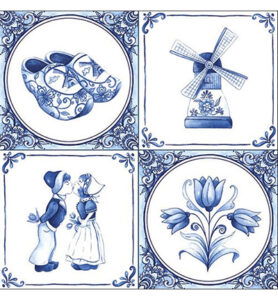 Servetten 20pcs / 33 x 33cm, Holland