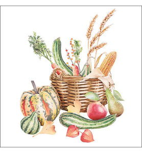 Servetten 20pcs / 33 x 33cm, Autumn still life