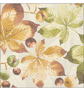 Servetten 20pcs / 33 x 33cm, Castanea