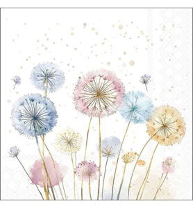 Servetten 20pcs / 33 x 33cm, Dandelions