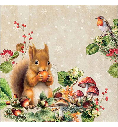 Servetten 20pcs / 33 x 33cm, Fruit collector