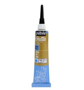Pebeo Setasilk gutta 20ml, Gold