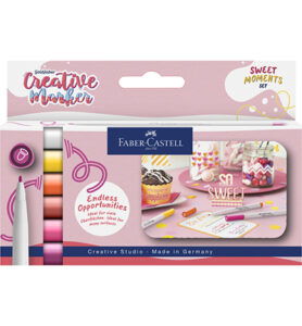 Marker creatief FC Goldfaber 1.5 Sweet Moments, set a 6 stuks
