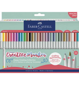 Marker creatief FC Goldfaber set a 30 stuks Happy Creating