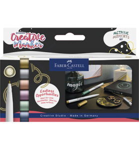 Marker creatief FC GF 1.5 set 6st Metallic Moments