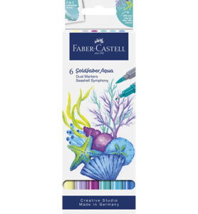 Duo aquarelmarker FC Goldfaber kartonetui 6 stuks Seashells