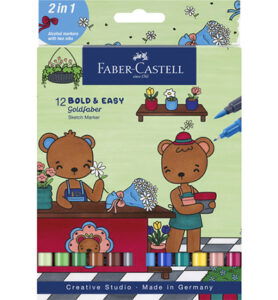 Sketchmarker FC Goldfaber Bold Easy World of Teddybears, etui 12 stuks