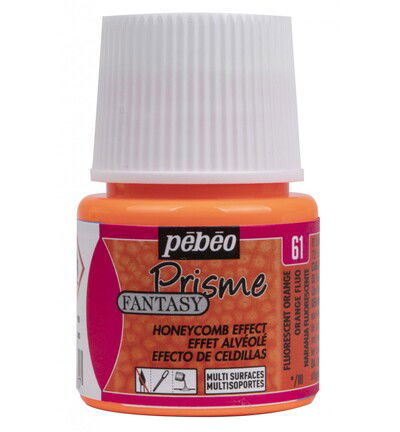 Pebeo Fantasy Prisme 45ml, Fluorescent Orange