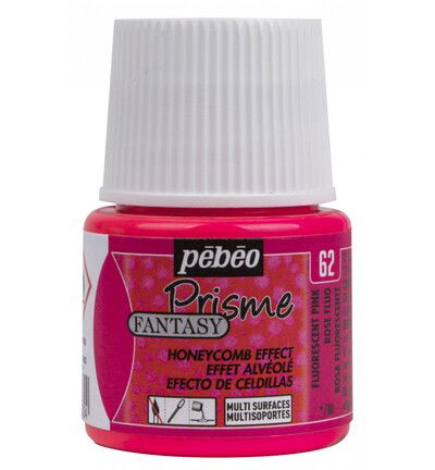Pebeo Fantasy Prisme 45ml, Fluorescent Pink