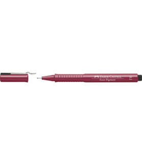 Tekenpen FC Ecco Pigment 0,1mm rood
