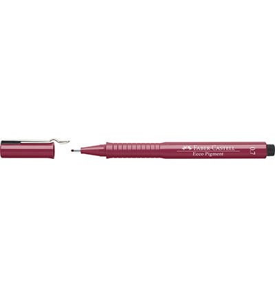 Tekenpen FC Ecco Pigment 0,7mm rood