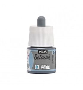 Pebeo Setasilk 45ml, Silver Grey