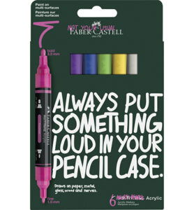 Acrylmarker FC Multimark 6 stuks Vibrant kartonetui