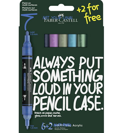 Acrylmarker FC Multimark Frost kartonetui 6+2