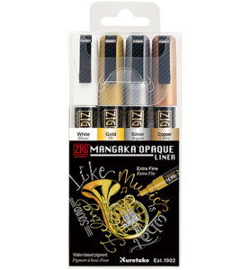 Zig Cartoonist Mangaka Opaque Liner 4 color set