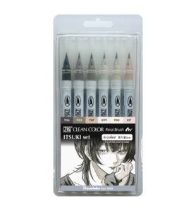 Clean Color Real Brush + Itsuki, 6 color Set
