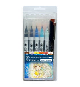 Clean Color Real Brush + Otsukimi, 12pcs Set