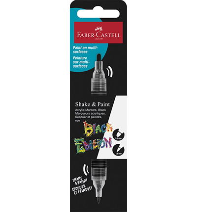 Acrylmarker FC Black Edition Shake & Paint, Black