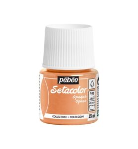 Pebeo Setacolor Opaque 45ml, Orange Peach