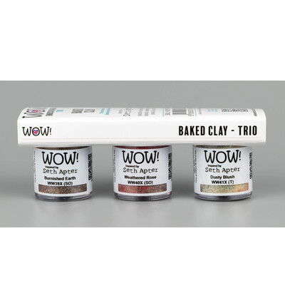 Wow Trio, Baked Clay *Seth Apter*