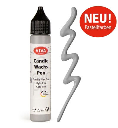 Candle Wachs-Pen 28ml, Mittelgrau