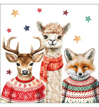 Servetten 20pcs / 33 x 33cm, Martin and friends