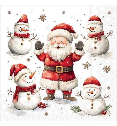 Servetten 20pcs / 33 x 33cm, Jolly friends