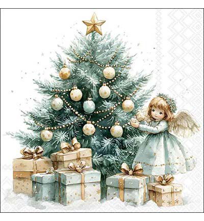 Servetten 20pcs / 33 x 33cm, Christmas fairy