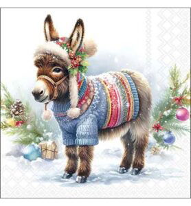 Tovaglioli 20 pezzi / 33 x 33 cm, Wooly Donkey