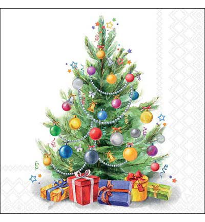Servetten 20pcs / 33 x 33cm, Tree of joy