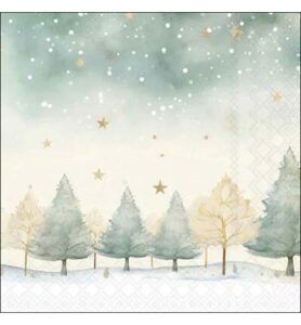 Servetten 20pcs / 33 x 33cm, Starry sky