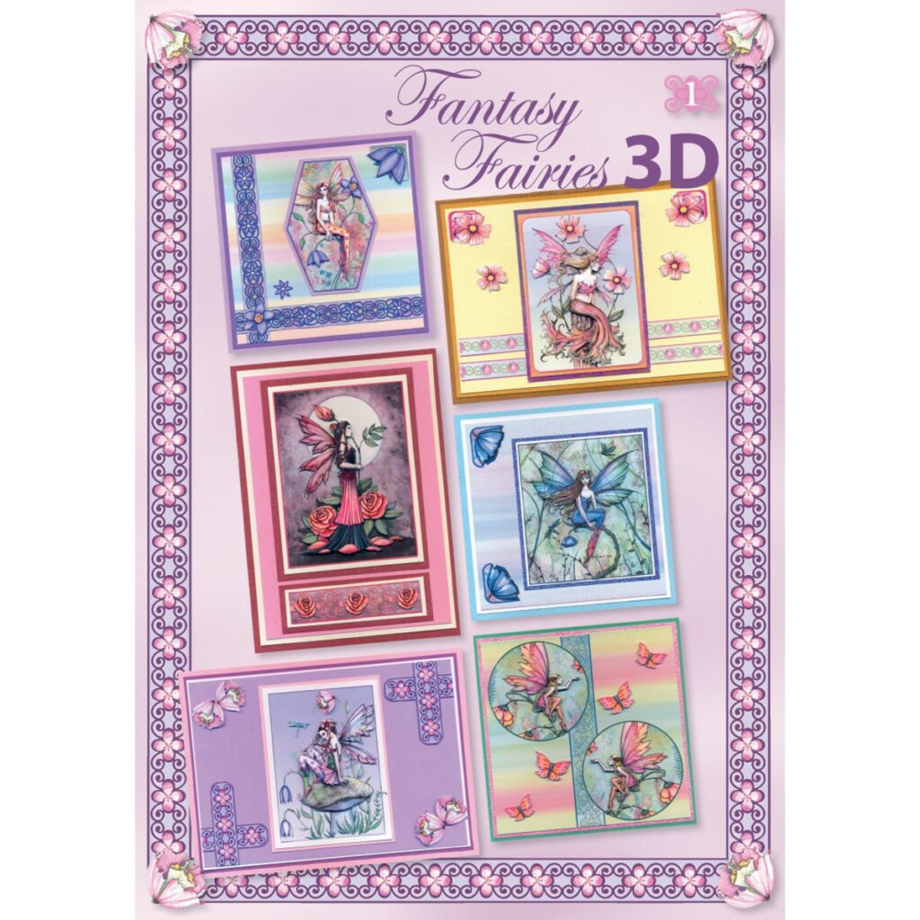 Fantasy Fairies knipvellen boekje A4 (3.4085)