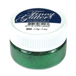 Finest Glitter kerst groen, potje 16 gram (5.0504)