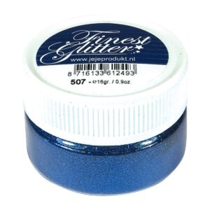 Finest Glitter donker blauw, potje 16 gram (5.0507)