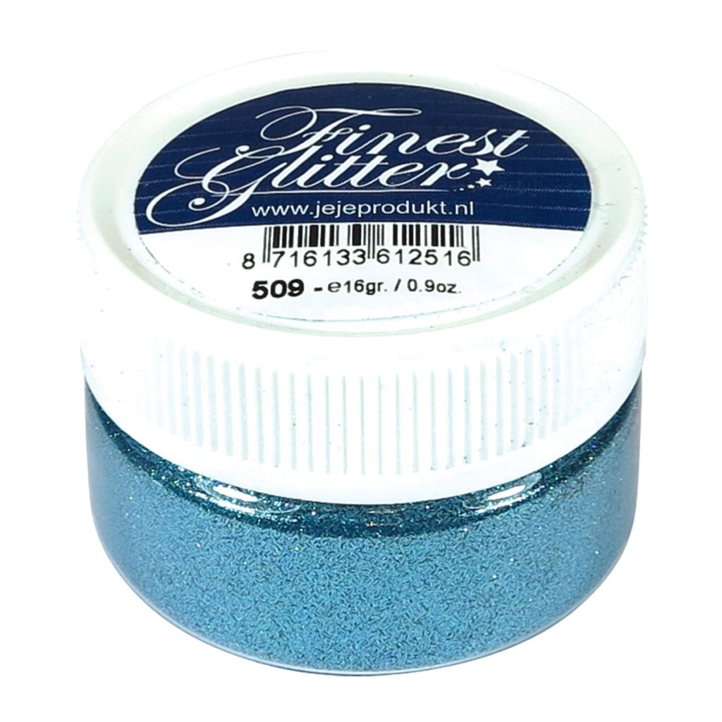 Finest Glitter licht blauw, potje 16 gram (5.0509)