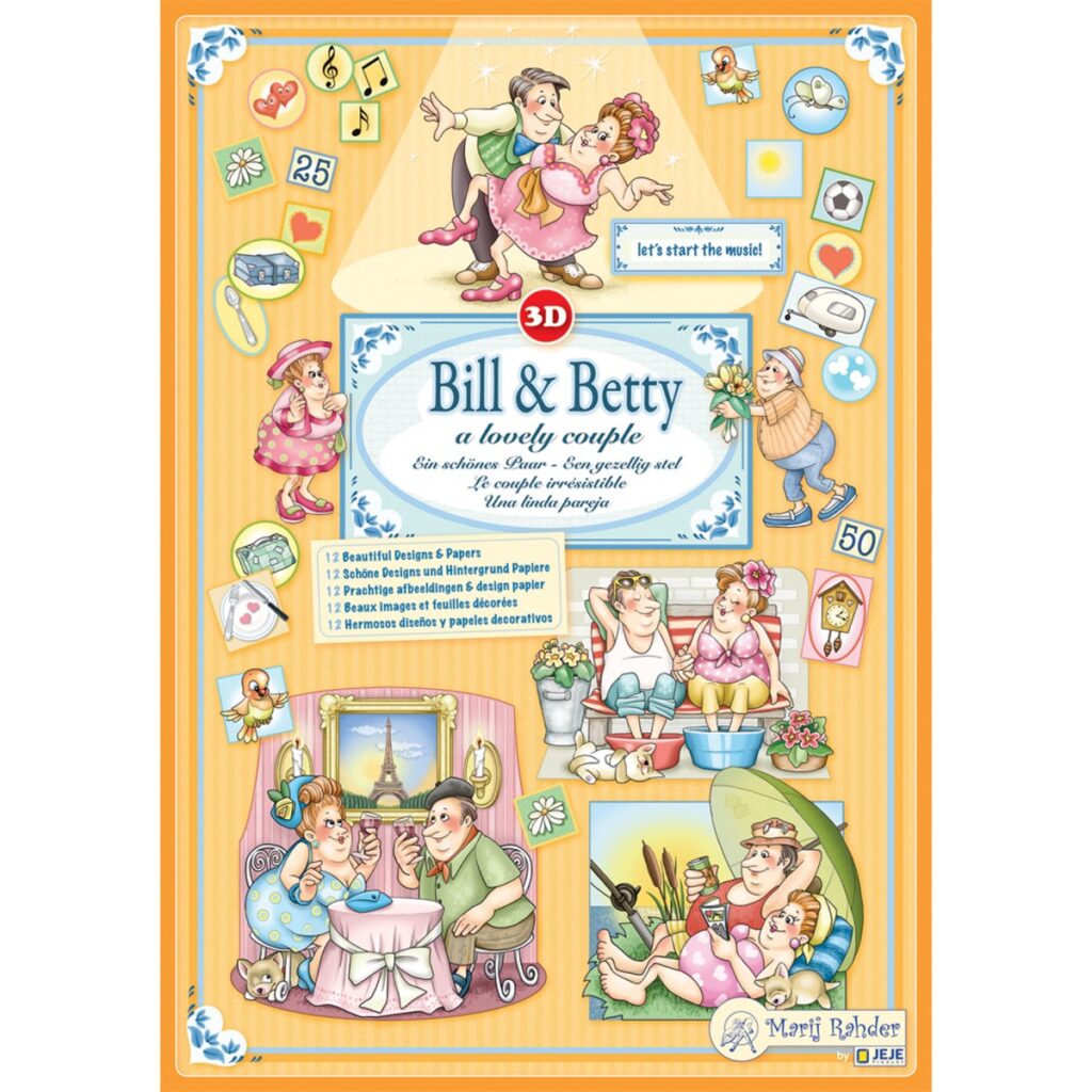 MRJ Bill & Betty 3D Boek (9.0004)