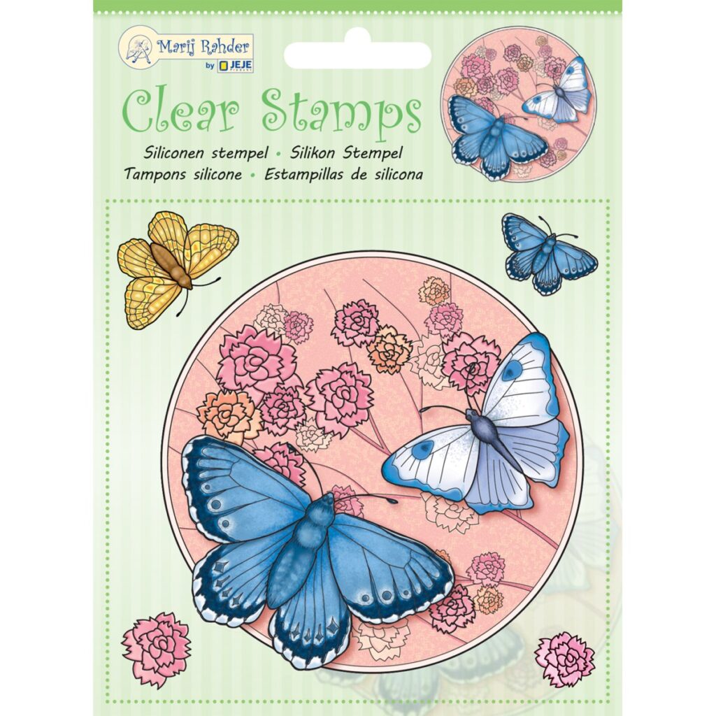 Sello transparente MRJ, mariposas (9.0033)