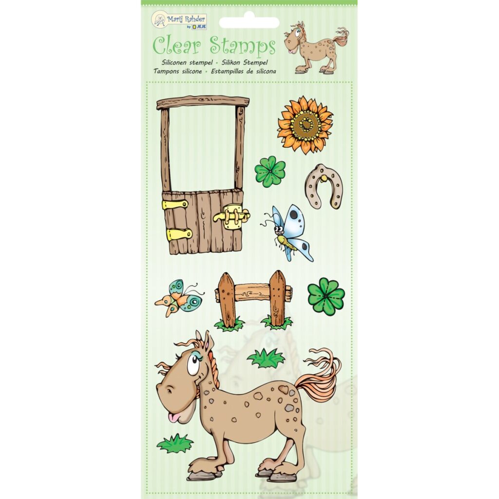 MRJ Clear Stamp, Paarden (9.0036)