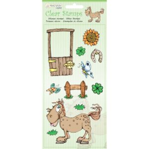 MRJ Clear Stamp, Paarden (9.0036)