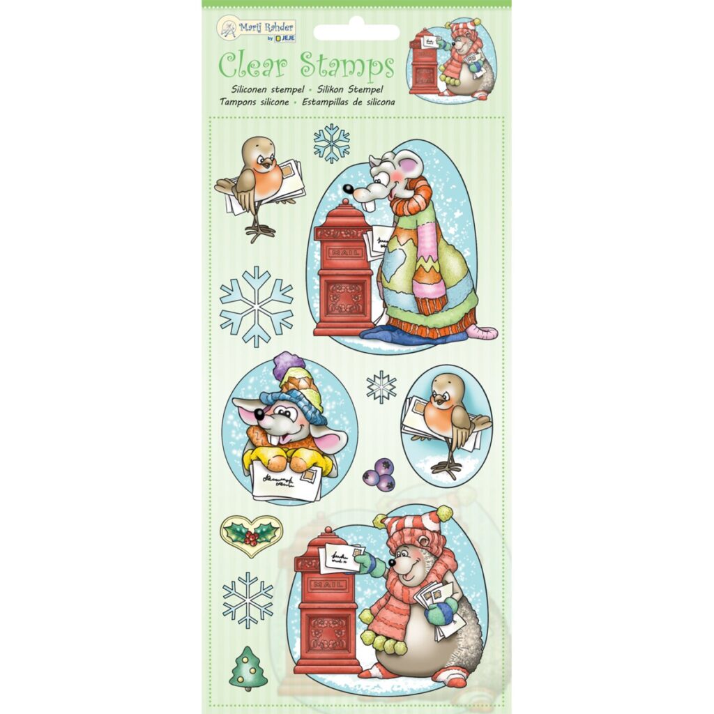 MRJ Clear Stamp, Winter dieren (9.0037)